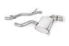 Milltek Audi RS6 C5 V8 Cat-back Exhaust BI-TURBO SALOON & AVANT (2002 to 2004) Non-resonated (louder)
