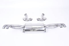 Milltek Audi R8 V8 4.2 FSI QUATTRO (2007 to 2012) Cat-back Exhaust - Removes secondary catalysts - Non-resonated (louder). Uses OEM tailpipe trims