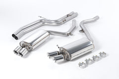 Milltek Audi S5 4.2 V8 B8 COUPÉ (MANUAL ONLY) (2007 to 2011) Cat-back Exhaust - Non-resonated (louder). Manual-only
