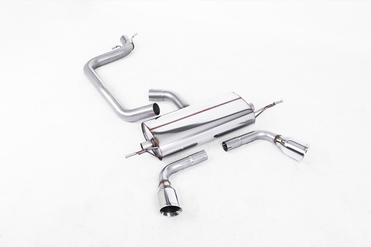 Milltek Audi TT MK2 2.0 TFSI 2WD (2006 to late-2011) Dual GT100, requires valance from the 3.2 V6 model