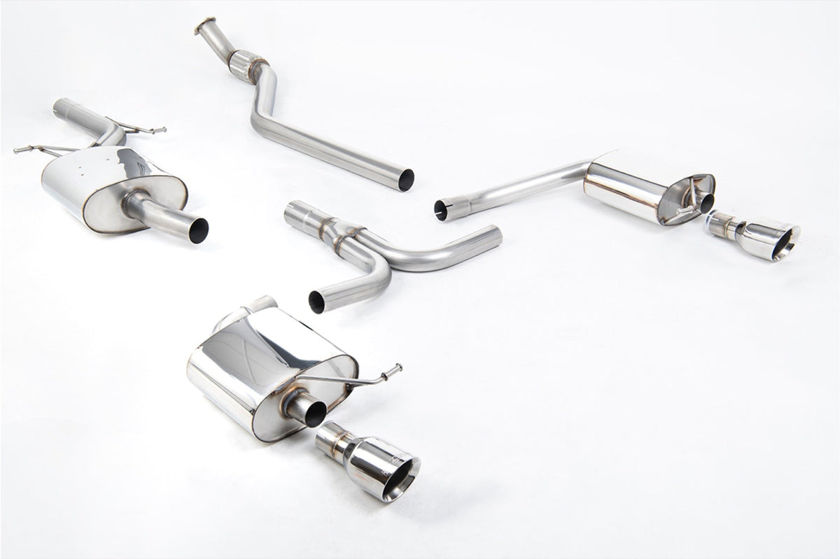 Milltek Audi A4 2.0 TFSI S LINE B8 (2WD AND QUATTRO MANUAL-ONLY) SALOON & AVANT (2008 to 2011) - ECE Approved