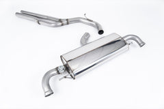 Milltek Audi TT MK2 TT RS ROADSTER 2.5-LITRE TFSI QUATTRO (2009 to 2014) Racing Cat-back: Non-resonated (louder). No ECU tuning required, uses OE Tips and includes Active Exhaust Valve (works with Sport button to release extra sound when required)