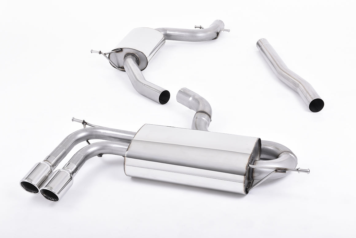 Milltek Audi A3 1.9 TDI 90 / 100 / 110 / 130 BHP (1996 to 2004) Cat-back Exhaust Resonated (quieter)
