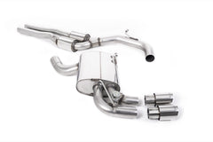 Milltek Audi RS3 SPORTBACK S TRONIC (8P) (2011 to 2012) Polished Tips. Includes Active Exhaust Valve.