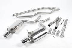 Milltek Audi RS6 C5 V8 Cat-back Exhaust BI-TURBO SALOON & AVANT (2002 to 2004) Non-resonated (louder)