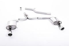 Milltek Audi A5 COUPÉ 2.0 TDI (2007 to 2012) Dual Outlet. Requires A4 3.2 S line dual-outlet rear valance