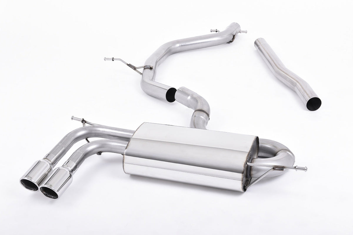 Milltek Audi A3 2.0 TDI 170PS DPF (2005 to 2013) - Titanium Tips