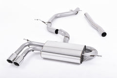 Milltek Audi A3 2.0 TDI 170PS DPF (2005 to 2013) - Titanium Tips