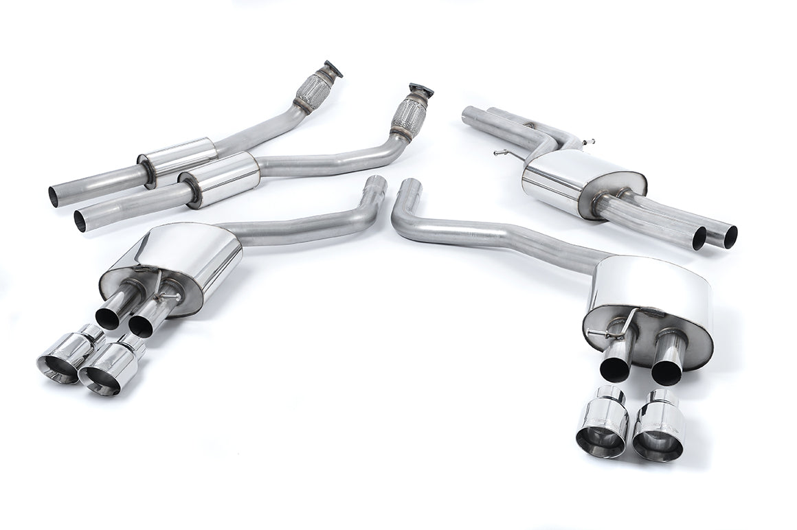 Milltek Audi Golf MK7.5 R 2.0 TSI 310PS Cat-back Exhaust (NON-GPF EQUIPPED MODELS ONLY) - 76MM & EC APPROVED SYSTEMS (2017 to 2021) - Recommended with Valve Delete Modules SSXAU405 to prevent ECU fault codes