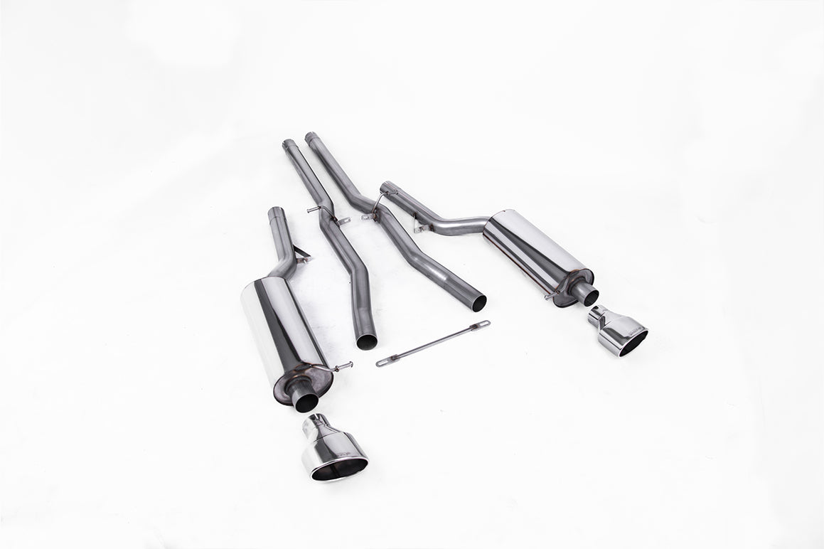 Milltek Audi RS6 C5 V8 Cat-back Exhaust BI-TURBO SALOON & AVANT (2002 to 2004) Non-resonated (louder)
