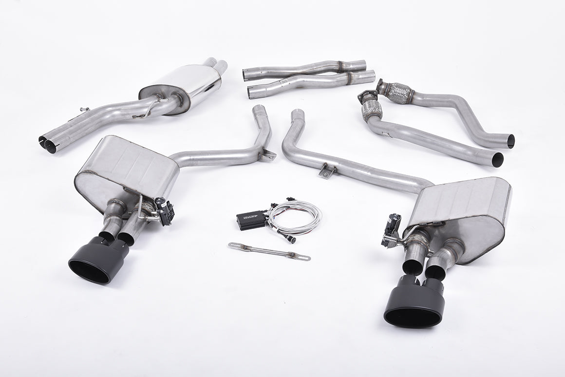 Milltek Audi S5 3.0 TFSI B8 COUPÉ & CABRIOLET (S TRONIC) (2009 to 2011) ValveSonic Electronic Valved System