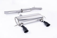 Milltek Audi TT 180 / 225 QUATTRO COUPE & ROADSTER (1998 to 2006) 3-inch Race System. Resonated (quieter). Black Velvet Tips. 180 models may require dual-outlet rear valance from the 225 model