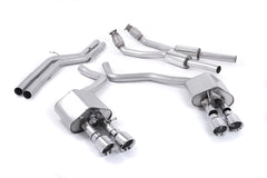 Milltek Audi S7 SPORTBACK 4.0 TFSI QUATTRO S TRONIC (2012 to 2018) Non-resonated (louder). Polished tips. Some 2016 and later models have an updated valve location on one rear silencer meaning the wiring loom needs extending to accommodate.