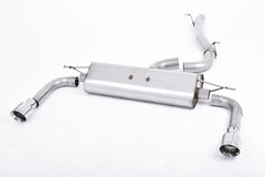 Milltek Audi A3 2.0 TFSI QUATTRO SEDAN 8V Cat-back Exhaust (US-ONLY) (2014 to 2020) Non-resonated (louder). Polished Tips