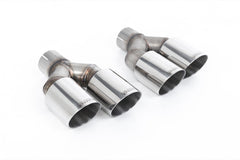 Milltek Audi S1 2.0 TFSI QUATTRO (2014 to 2018) Cat-back Exhaust Non-resonated (louder). Quad Polished Round Tips