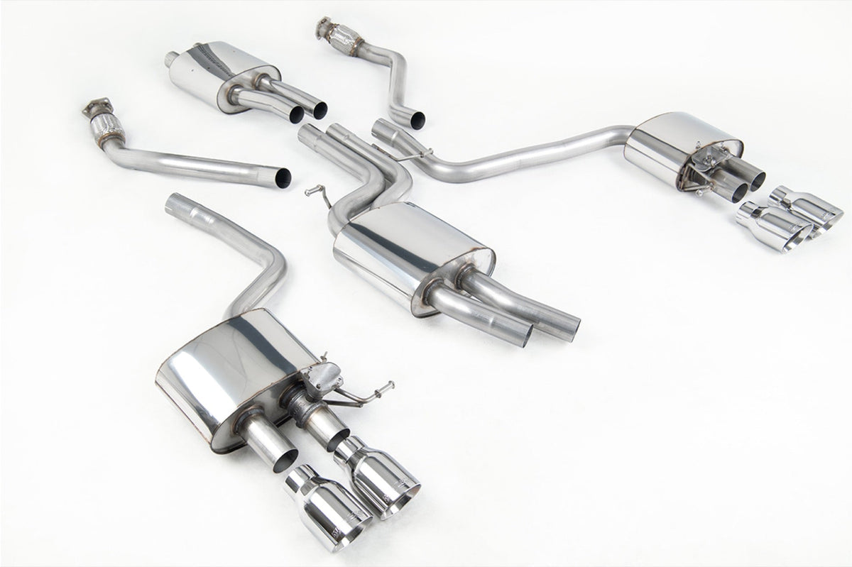 Milltek Audi SQ5 3.0 TFSI SUPERCHARGED (2013 to 2016) Quad Polished Tips