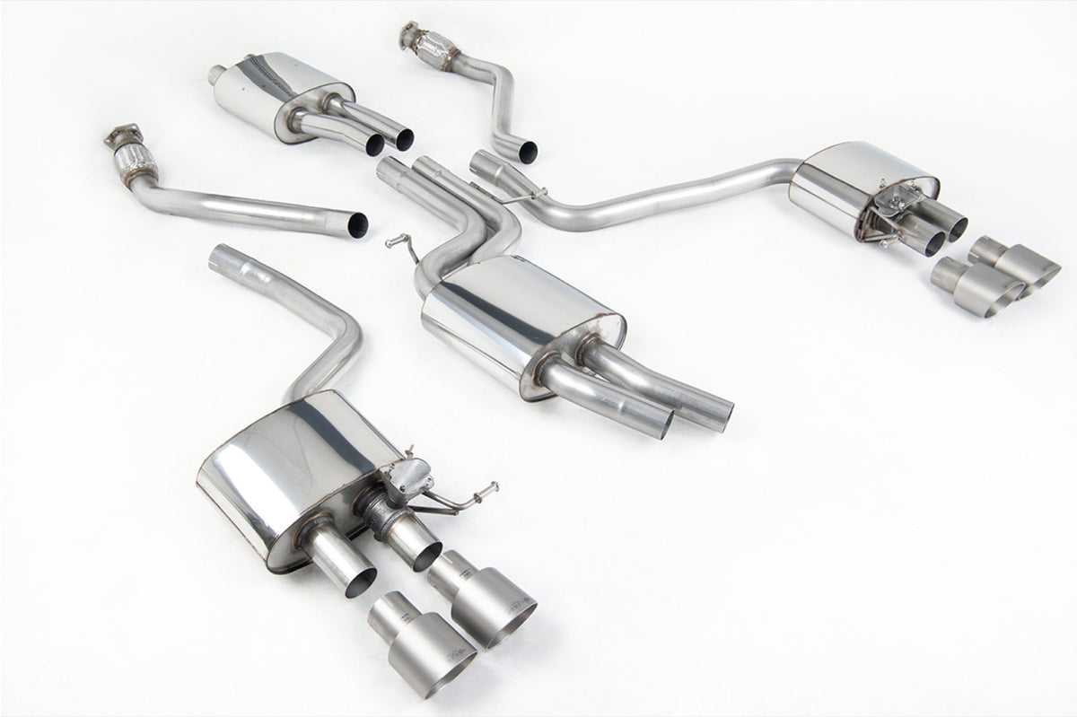 Milltek Audi SQ5 3.0 TFSI SUPERCHARGED (2013 to 2016) Quad Titanium Tips