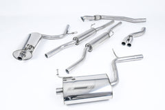 Milltek Audi A4 1.8T B6 QUATTRO SALOON Cat-back Exhaust - AVANT 163BHP (5 SPEED) (2001 to 2005) Resonated (quieter) with 90mm GT90 detachable trims