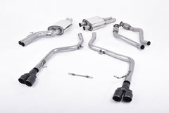 Milltek Audi S5 3.0 TFSI B8 COUPÉ & CABRIOLET (S TRONIC) (2009 to 2011) Race Version (not recommended for road use). Quad Cerakote Black Tips