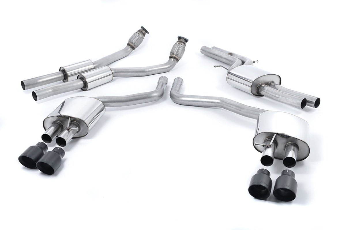 Milltek Audi Golf MK7.5 R 2.0 TSI 310PS Cat-back Exhaust (NON-GPF EQUIPPED MODELS ONLY) - 76MM & EC APPROVED SYSTEMS (2017 to 2021) - Recommended with Valve Delete Modules SSXAU405 to prevent ECU fault codes