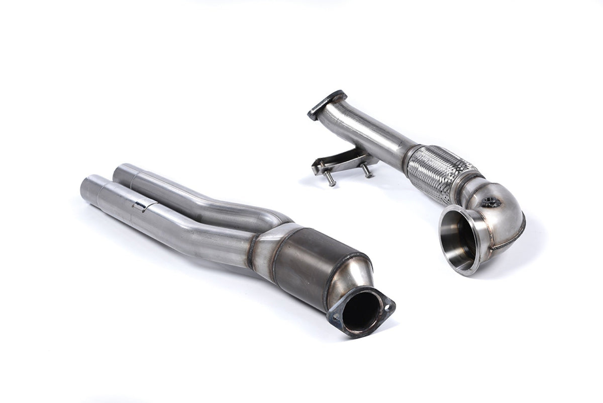 Milltek Audi RS3 SPORTBACK (8V MQB - PRE FACELIFT ONLY) (2015 to 2017) - Fits with Milltek and OE Cat Back Systems (Required Stage 2 ECU Remap) - Titanium Tips. Includes Active Exhaust Valve.