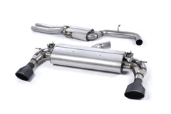 Milltek Audi RS3 SPORTBACK (8V MQB Cat-back Exhaust - PRE FACELIFT ONLY) (2015 to 2017) Resonated with Cerakote Black Oval Trims -- EC Approved