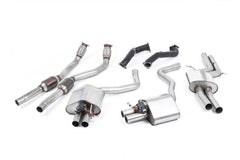Milltek Audi RS7 C7 SPORTBACK 4.0 V8 TFSI BITURBO INC PERFORMANCE EDITION (2013 to 2018) Resonated with 76mm Downpipes and 100cell cats. Uses OE Tips. Requires a stage 2 ECU remap (lambda cables need extending)