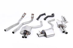 Milltek Audi RS7 C7 SPORTBACK 4.0 V8 TFSI BITURBO INC PERFORMANCE EDITION (2013 to 2018) Resonated with 76mm Downpipes. Uses OE Tips. Requires a stage 2 ECU remap (lambda cables need extending)