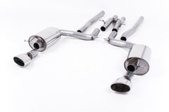 Milltek Audi RS6 C6 5.0 V10 BITURBO QUATTRO (2008 to 2010) Non Cat-back Exhaust Resonated (Louder) Dual-Oval