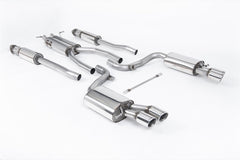 Milltek Audi S6 5.2 V10 C6 FSI QUATTRO (2006 to 2012) Cat-back Exhaust - EC Approved Resonated (quieter)