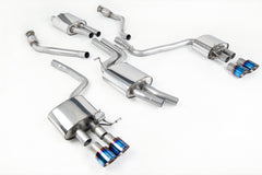 Milltek Audi SQ5 3.0 TFSI SUPERCHARGED (2013 to 2016) - Quad Burnt Titanium Tips