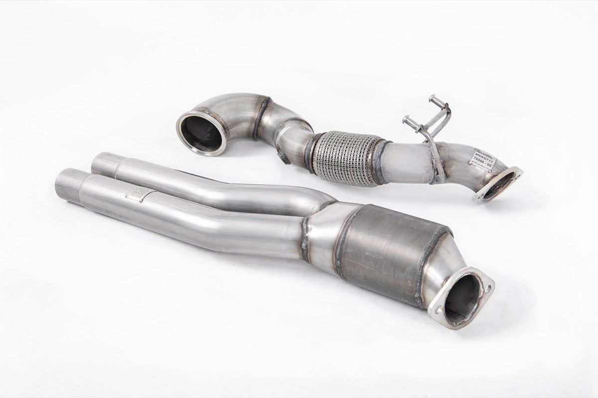 Milltek Audi TT MK3 TTRS 2.5TFSI QUATTRO (NON-OPF/GPF MODELS) (2016 and Later) - NOTE to Customers - Due to Design of Turbo Waste Gate fitting a decat can cause metallic rattle to be heard more than the OE Cat Downpipe