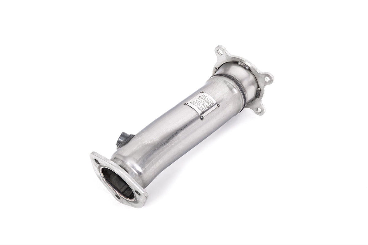 Milltek Audi Large-bore Downpipe and De-cat - Quad Outlet. Requires S-Line rear bumper in addition to S4 3.0T lower spoiler (part # 8K0 807 521 B 1RR) and detailing strip (part # 8T0 807 791 2ZZ) - approximately £100+VAT - from your local Audi dealer