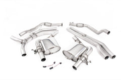 Milltek Audi RS5 B9 2.9 V6 TURBO COUPE (NON OPF/GPF MODELS) (2017 and 2019) Cat-back Exhaust - Louder) with Polished Oval Trims