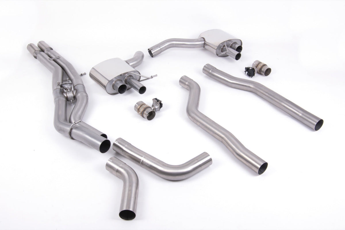 Milltek Audi RS7 C8 4.0 V8 Cat-back Exhaust BI-TURBO (NON OPF/GPF US/ROW MODELS) (2019 and Later) - Requires OE system to be Cut