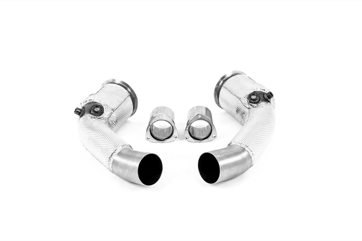 Milltek Audi S8 D5 4.0 TFSI V8 SALOON / SEDAN (OPF/GPF UK/EURO MODELS) (2020 and Later) Cat-back Exhaust - Fits to OE OPF/GPF Back System include OPF/GPF Bypass - Requires Stage 2 ECU Software