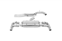 Milltek Audi RS3 SPORTBACK 400PS (8V MQB - FACELIFT ONLY) - OPF/GPF MODELS (2019 and Later) Cat-back Exhaust 80mm Non-Resonated Cat Back with Burnt Titanium Trims