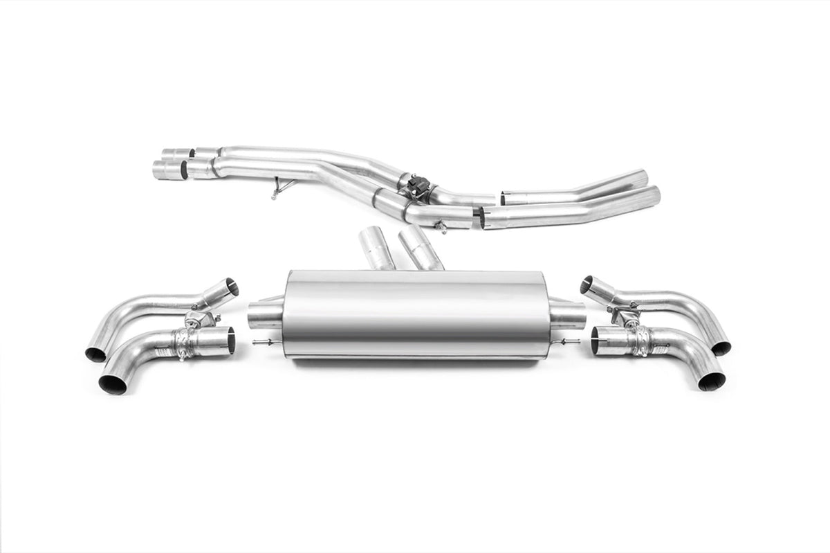 Milltek Audi RSQ8 4.0 V8 Downpipe BI-TURBO (NON OPF / GPF EQUIPPED MODELS) (2020 and Later) - EC Approved - No Cutting Required - Fits with OE Trims
