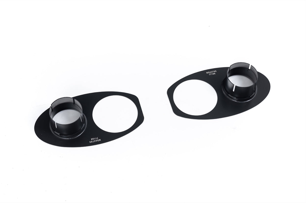 Milltek Audi RS7 C8 4.0 V8 BI-TURBO (NON OPF/GPF US/ROW MODELS) (2019 and Later) - Optional Rear Trim Finisher Plates (Cerakote Black Finish) - Covers the back of the floating trims
