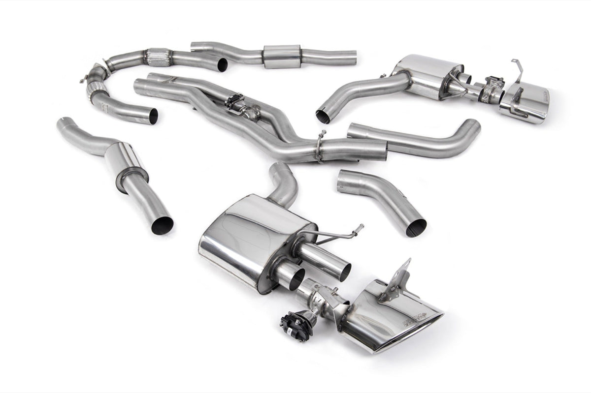 Milltek Audi RS7 C8 4.0 V8 Cat-back Exhaust BI-TURBO (NON OPF/GPF US/ROW MODELS) (2019 and Later) - Does not requires cutting of the OE system