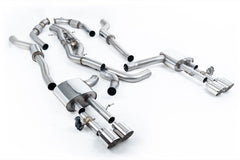 Milltek Audi S8 D5 4.0 TFSI V8 SALOON / SEDAN Cat-back Exhaust - STANDARD WHEEL BASE (NON OPF/GPF US/ROW MODELS) (2020 and Later) - EC Approval Awaiting Testing