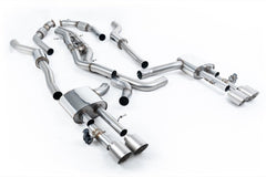 Milltek Audi S8 D5 4.0 TFSI V8 SALOON / SEDAN Cat-back Exhaust - STANDARD WHEEL BASE (NON OPF/GPF US/ROW MODELS) (2020 and Later) - EC Approval Awaiting Testing