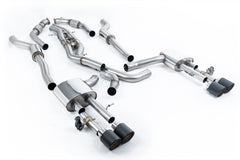Milltek Audi S8 D5 4.0 TFSI V8 SALOON / SEDAN Cat-back Exhaust - STANDARD WHEEL BASE (NON OPF/GPF US/ROW MODELS) (2020 and Later) - EC Approval Awaiting Testing