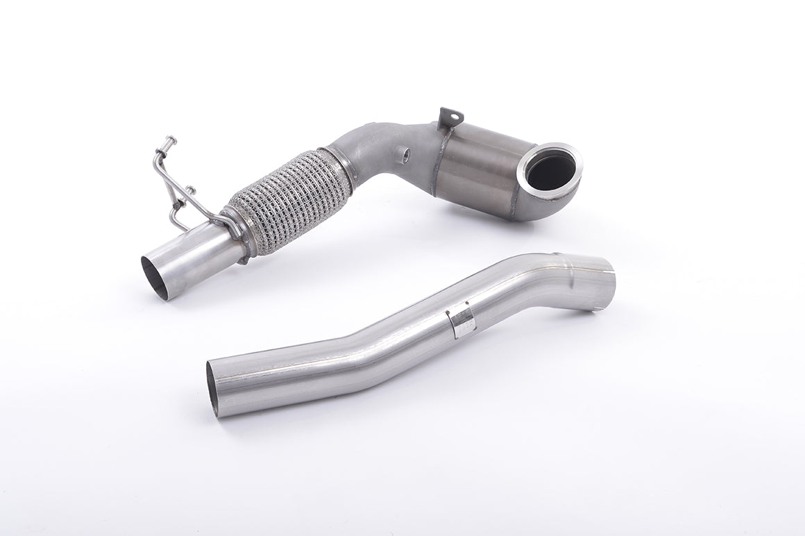 Milltek Large Bore Downpipe & Hi-Flow Sports Cat (Milltek cat-back) Golf MK7 GTI 2013-2016 (SSXVW261_2)