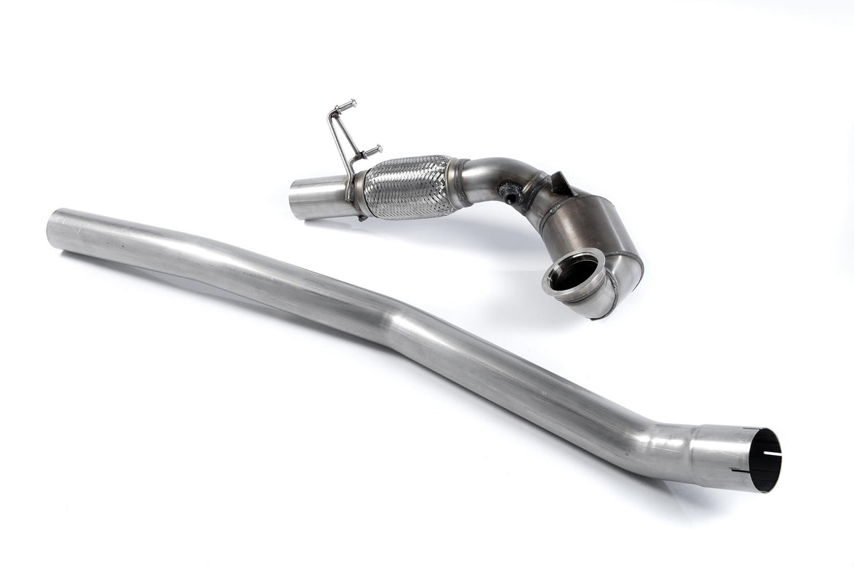 Milltek Large Bore Downpipe & Hi-Flow Sports Cat (Milltek cat-back) Golf MK7 GTI 2013-2016 (SSXVW283_2)