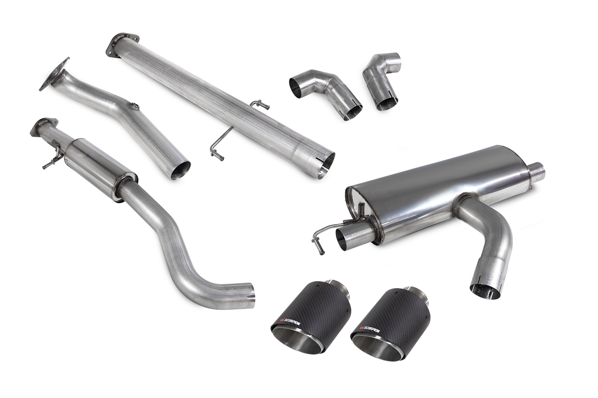 Toyota GR Yaris / GR Yaris Circuit Pack Pre-Facelift Resonated GPF back system - Scorpion