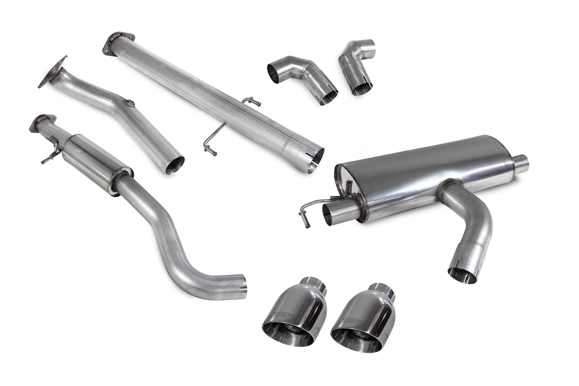 Toyota GR Yaris / GR Yaris Circuit Pack Pre-Facelift Resonated GPF back system - Scorpion