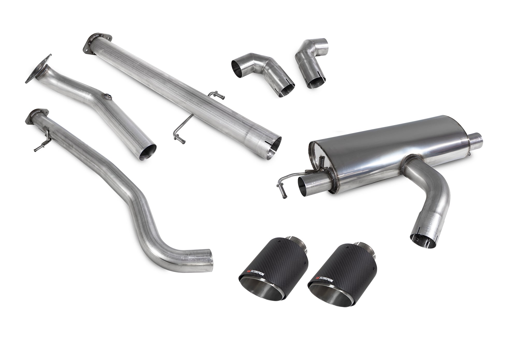 Toyota GR Yaris / GR Yaris Circuit Pack Pre-Facelift Non-resonated GPF back system - Scorpion