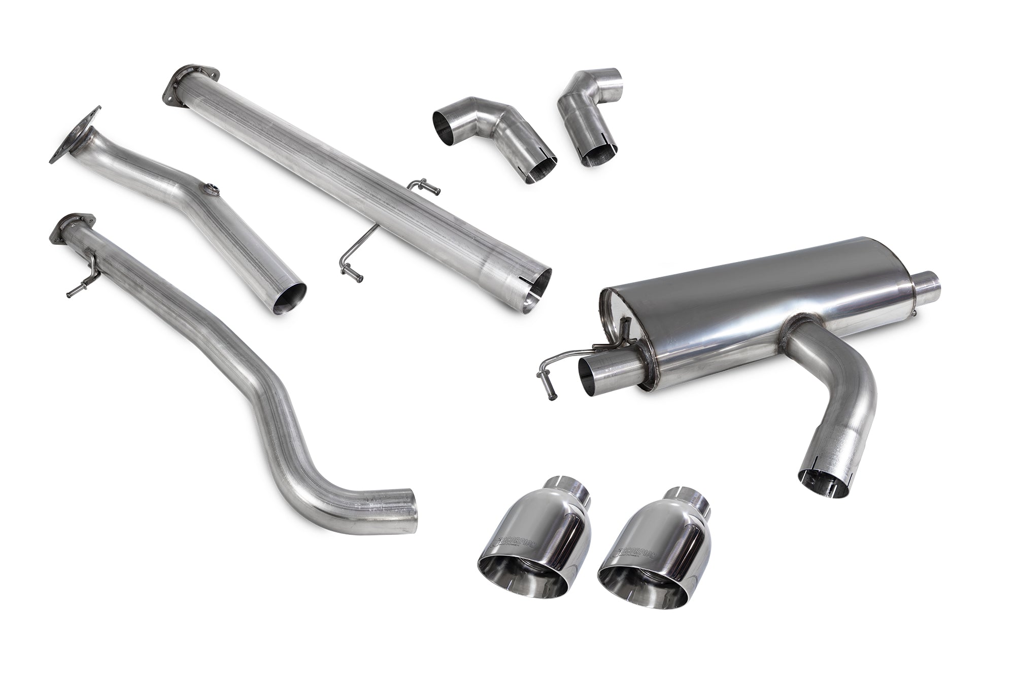 Toyota GR Yaris / GR Yaris Circuit Pack Pre-Facelift Non-resonated GPF back system - Scorpion