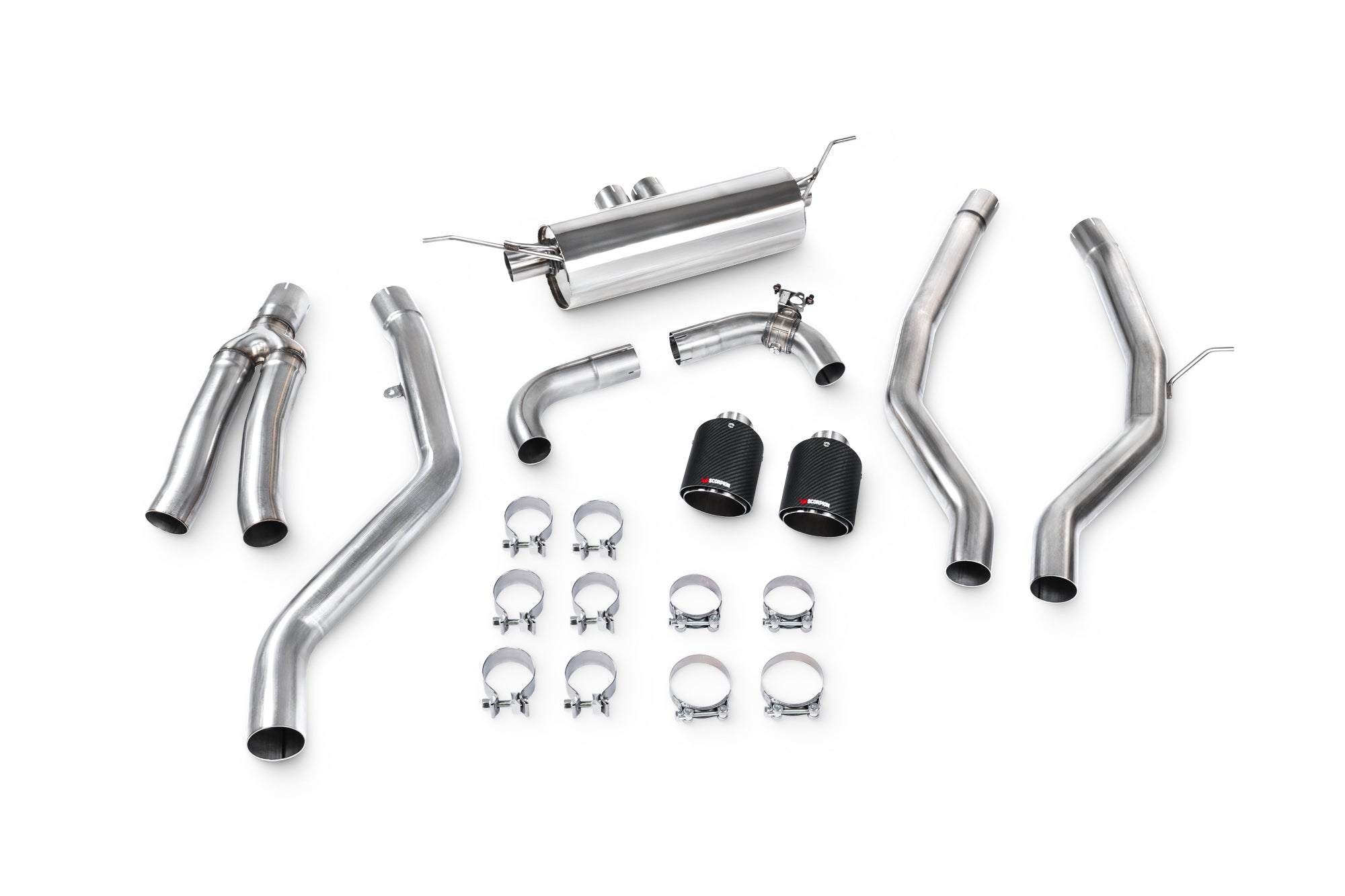 Toyota Supra A90 - 3.0T Non-GPF (ROW) Cat-back Carbon Ascari - Scorpion